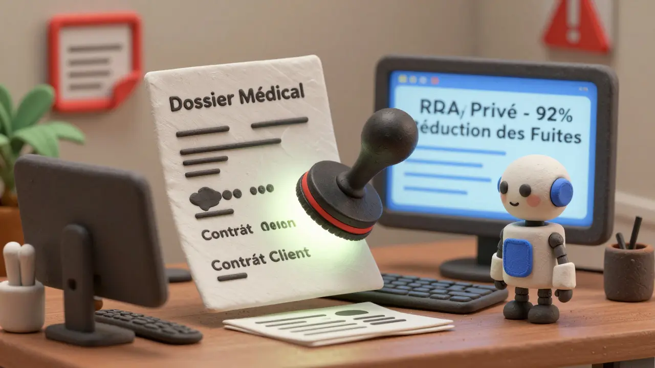 RAG Respectueux de la Vie Privée : Réduire l'exposition des données sensibles aux modèles de langage