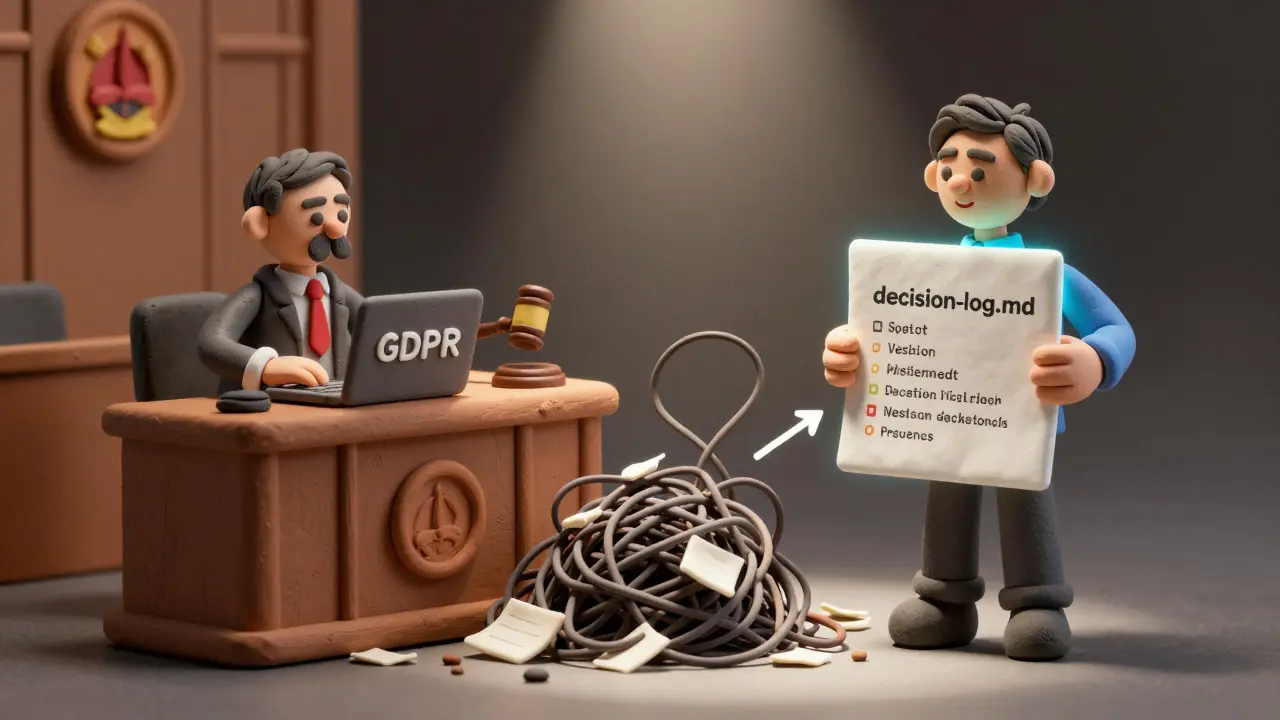 Un procès en argile opposant un code chaotique à une documentation claire.