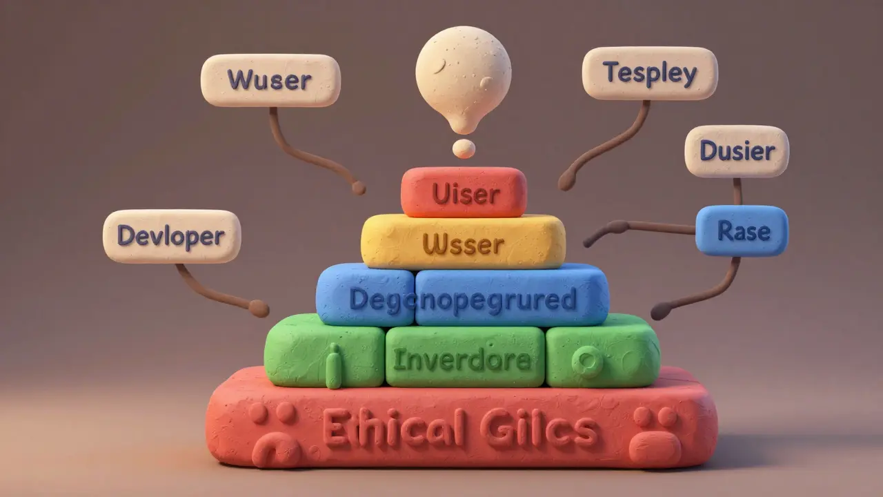 Pyramide hiérarchique illustrant la priorité des instructions système sur celles utilisateur