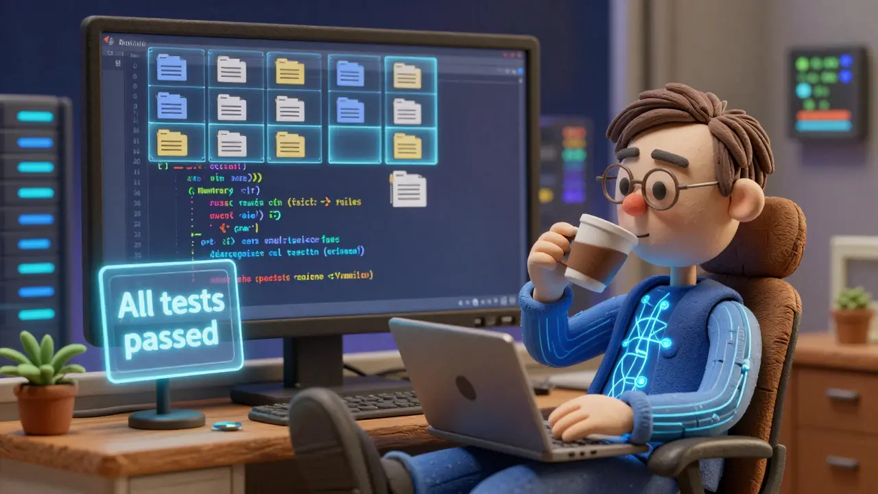 Un agent IA en argile refactorise automatiquement un projet entier avec succès.