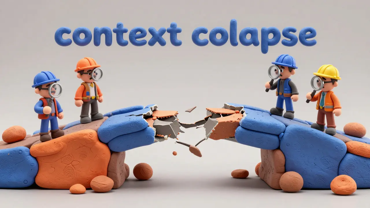 Pont en pâte à modeler s'effondrant à cause de matériaux incompatibles.