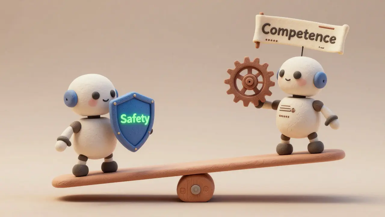 Sécurité vs Compétence : Gérer le compromis dans les LLM en 2026
