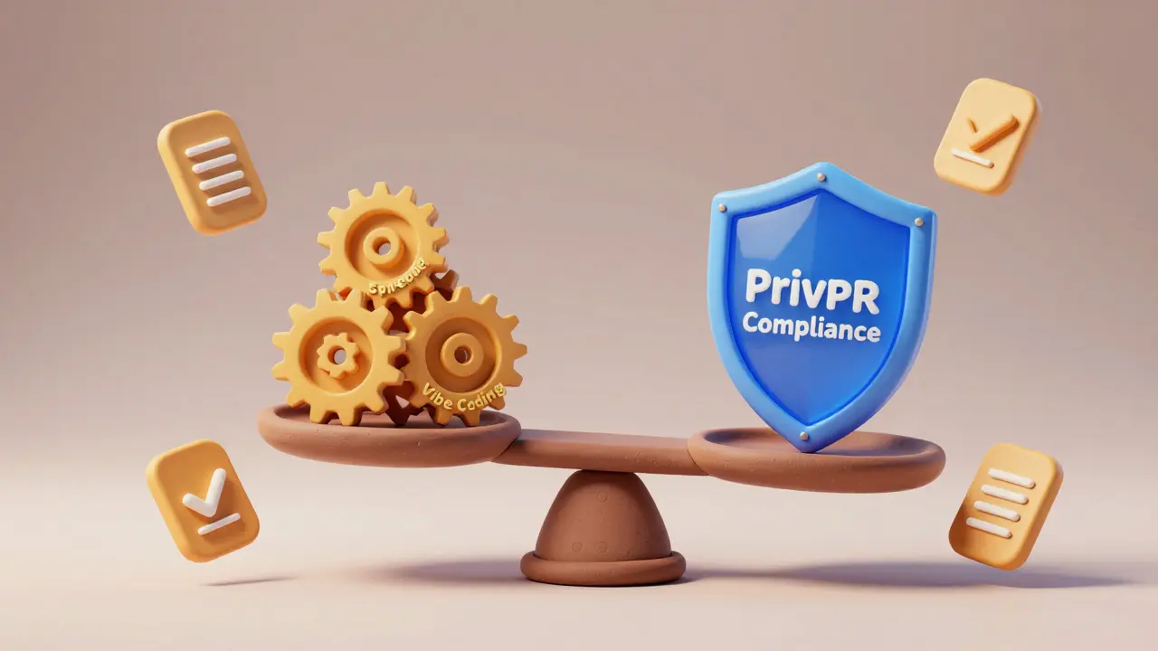 Balance entre rapidité de développement et conformité RGPD en argile