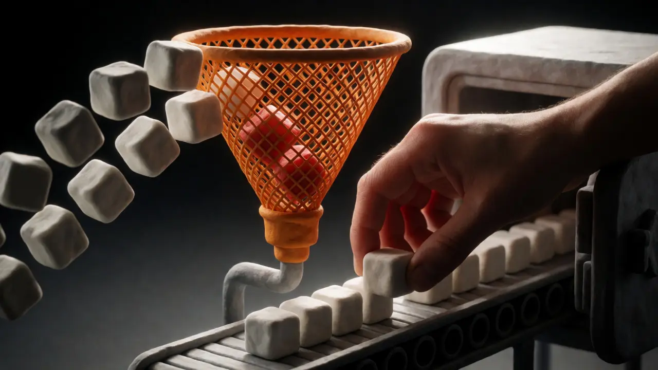 Flux de travail en argile montrant le filtrage automatisé et la vérification humaine du code.
