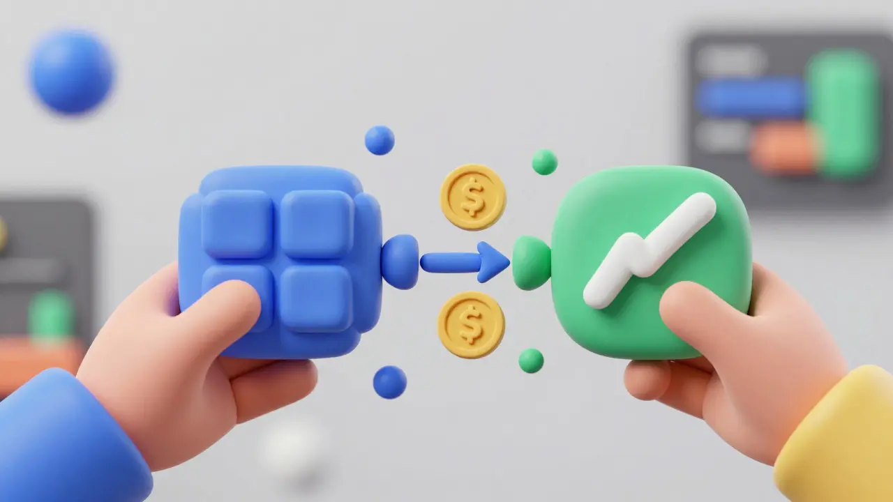 Synchronisation automatique de données entre bases de données et paiements en style argile