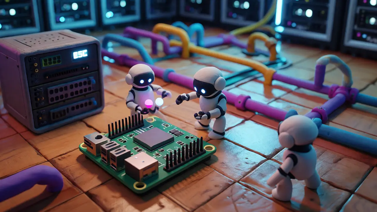Déploiement de modèles sur un Raspberry Pi avec robots en argile