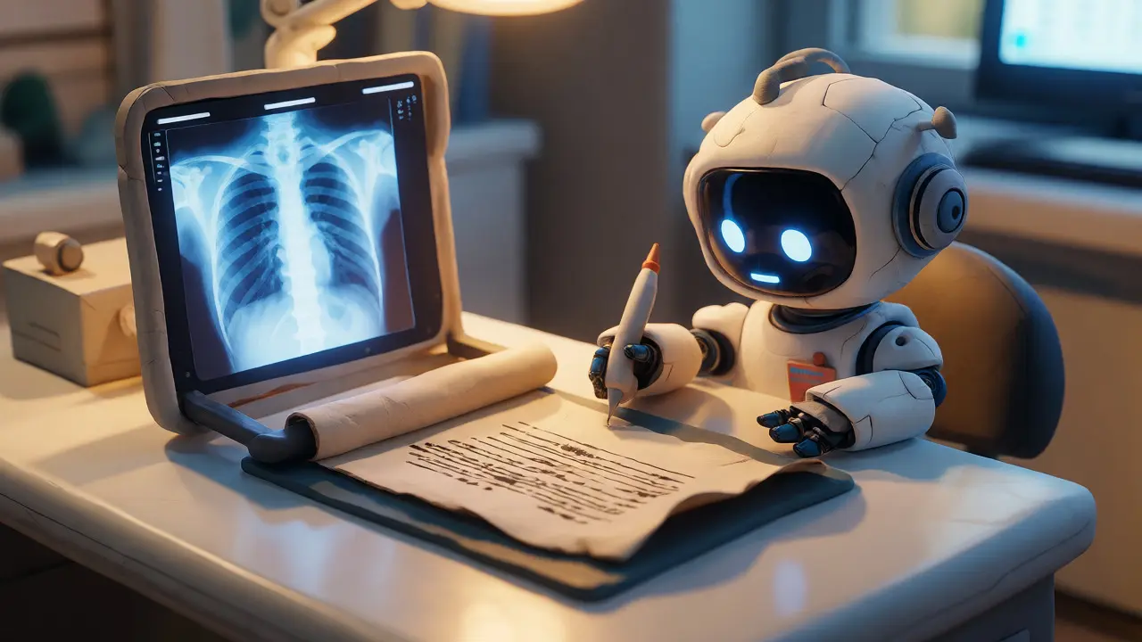 Imagerie médicale et IA générative multimodale : révolutionner les comptes rendus de radiologie