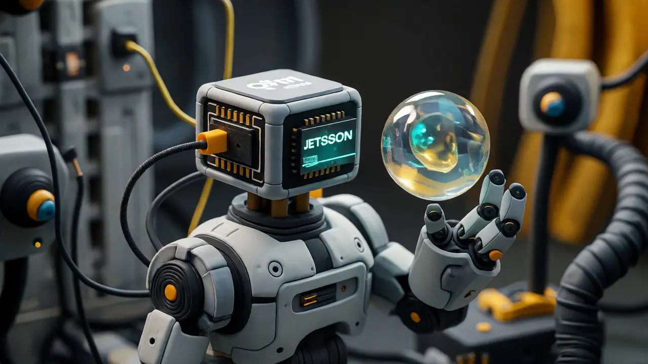 Module Edge et bras robotique en argile pour l'automatisation